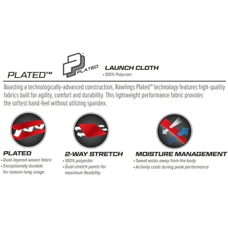 Rawlings | LAUNCH SERIES Knicker Baseball Pants | Youth Large | Grey - Image 4